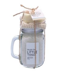 Excellent Houseware Glass With Crystal And Soap