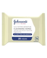 Johnsons Make-Up Be Gone 5-in-1 Extra-Sensitive Cleansing Wipes