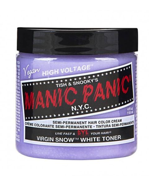 Manic Panic Semi-Permanent Color Cream Virgin Snow Toner/Virador