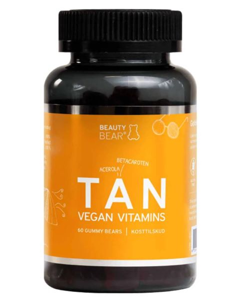 Beauty Bear Gummies Tan Vegan Vitamins (U)