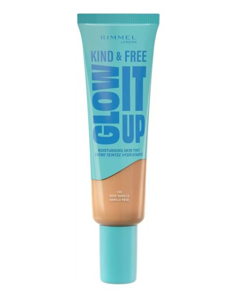 Rimmel London Kind & Free Glow It Up Moisturising Skin Tint 150 Rose Vanilla