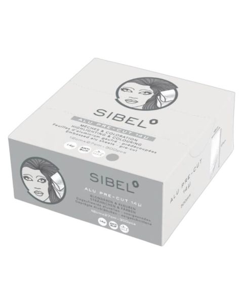 SIBEL Alufoil Embossed Sheets 14µ Silver 27cmx12cm 300pcs Ref. P002943