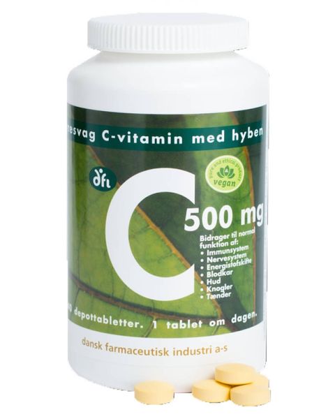 Berthelsen Naturprodukter - C Vitamin med hyben 500Mg Berthelsen Naturprodukter - C Vitamin med hyben 500Mg