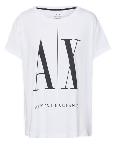 Armani Exchange Icon Period Women T-Shirt Hvid Str. XL