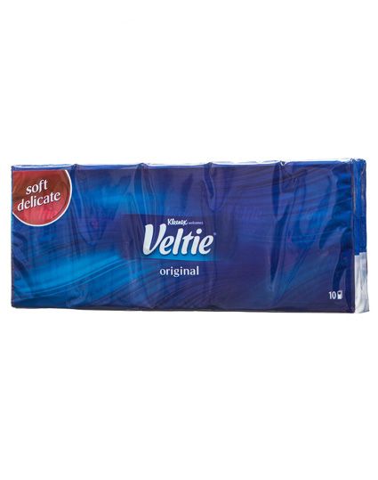 Kleenex Veltie Original Soft Delicate Lommetørklæde 10pak