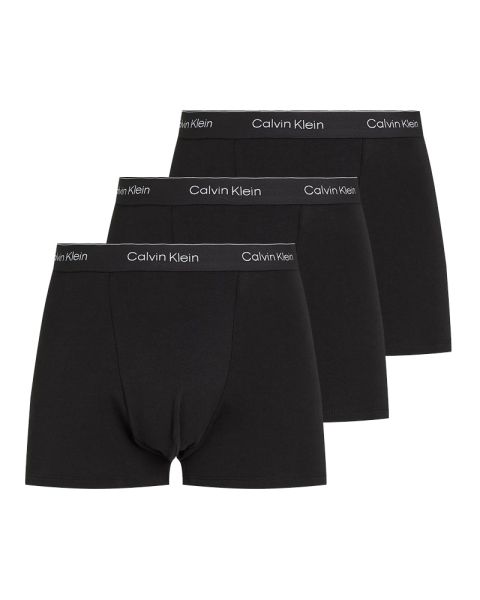 Calvin Klein Icon Cotton Stretch Fit Trunks 3-Pack Sort XXXXL