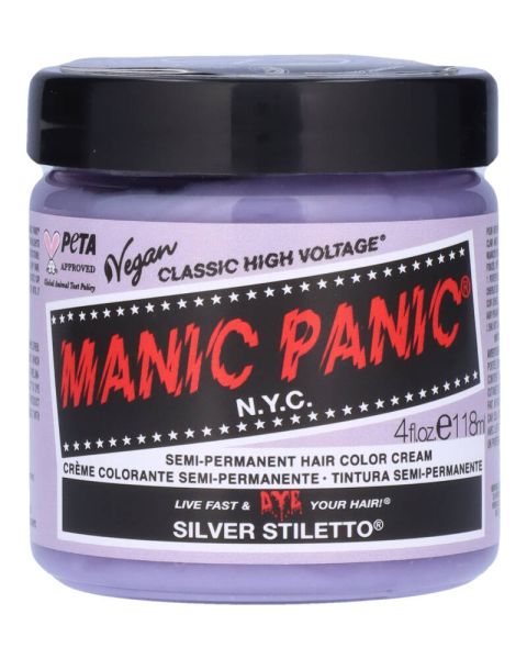Manic Panic Semi-Permanent Color Cream Silver Stiletto