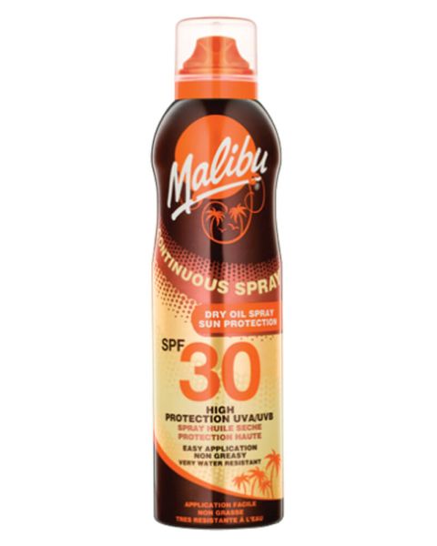 Malibu Continuous Dry Oil Sun Spray SPF 30 (U) Malibu Continuous Dry Oil Sun Spray SPF 30 (U)