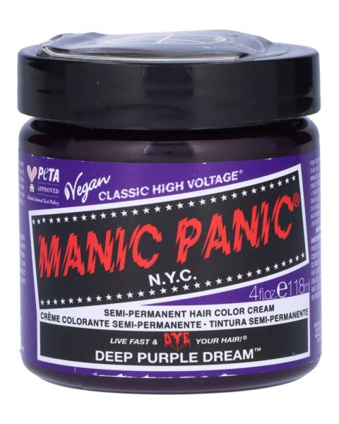 Manic Panic Semi-Permanent Color Cream Deep Purple Dream