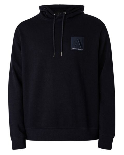 Armani Exchange Box Logo Pullover Hoodie Str. S