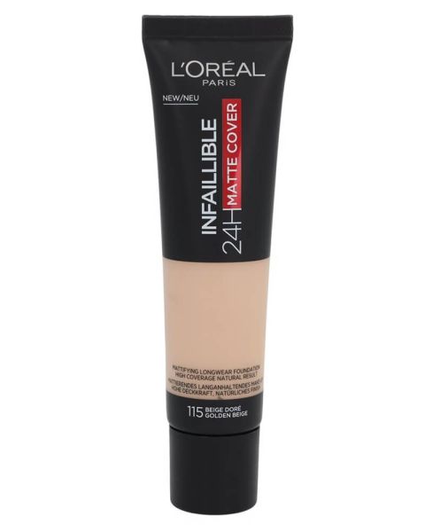 Loreal Infaillible 24-Matte Cover 115 Golden Beige