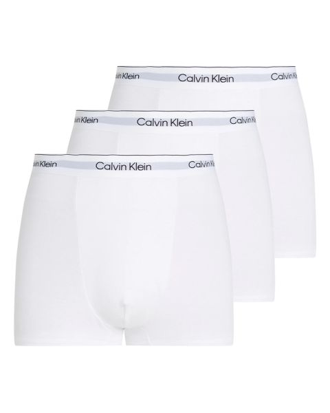 Calvin Klein Icon Cotton Stretch Relaxed Fit Trunks 3-Pack Hvid XL