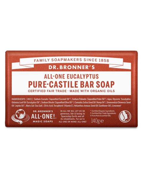 Dr. Bronner's Pure-Castile Bar Soap Eucalyptus