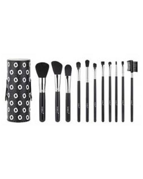 Sibel Black Swan Make-up Brushes Med Etui Ref. P003067